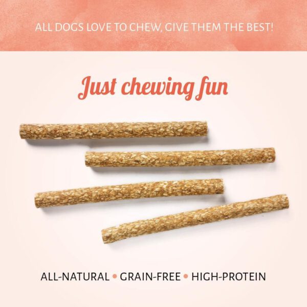 Crunchy Munchy Sticks 10" 20 mm Natural - Afbeelding 3