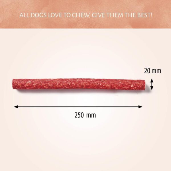 Crunchy Munchy Sticks 10" 20 mm Rood - Afbeelding 2