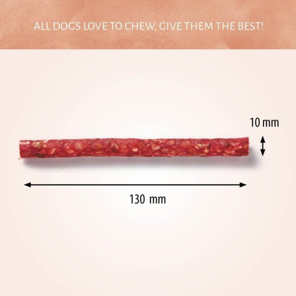 Crunchy Munchy Sticks 5" 10 mm Rood pak van 1 kg - Afbeelding 2