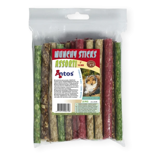 Munchy Sticks 5" 10 mm Assorti