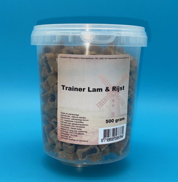 Trainer Lam en Rijst 500 Gram
